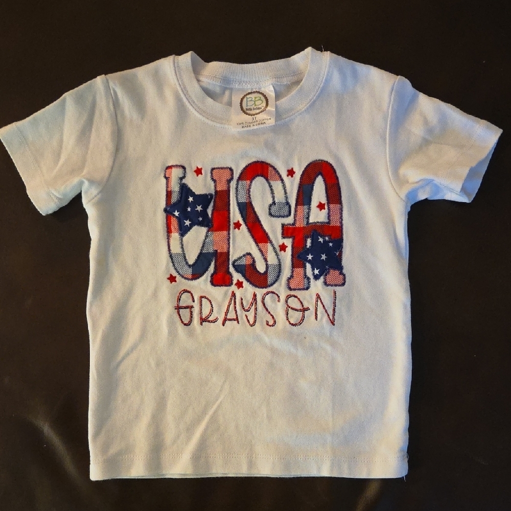 Patriotic USA Kids T-Shirt